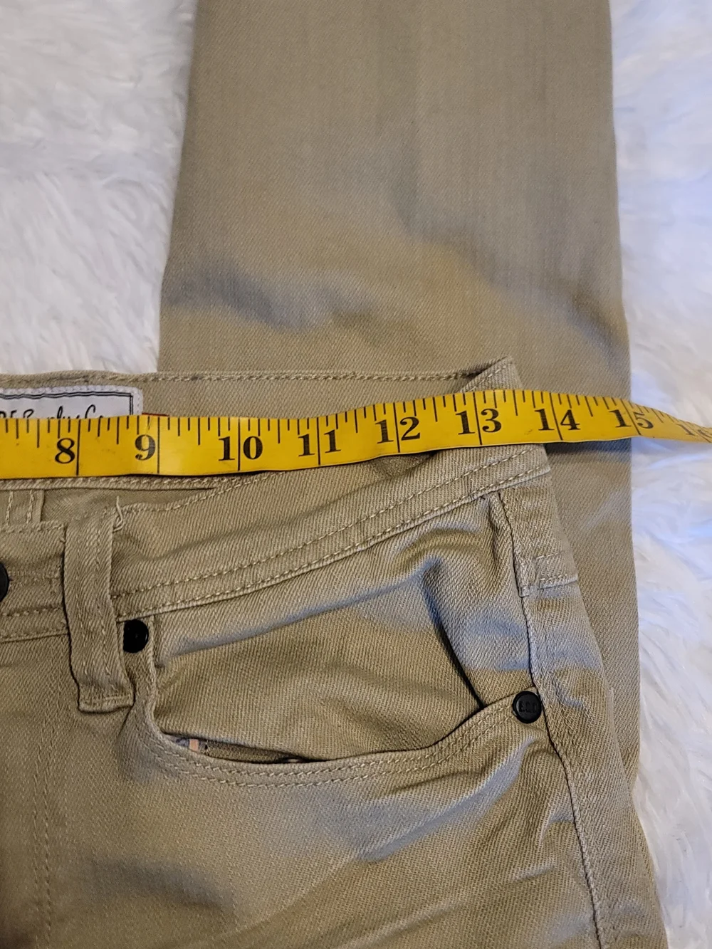 Empyre Surplus Co Skeletor Skinny Jeans in Khaki Tan Wize 28
